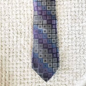 Michael Kors Men's Square Geometric Pattern Tie